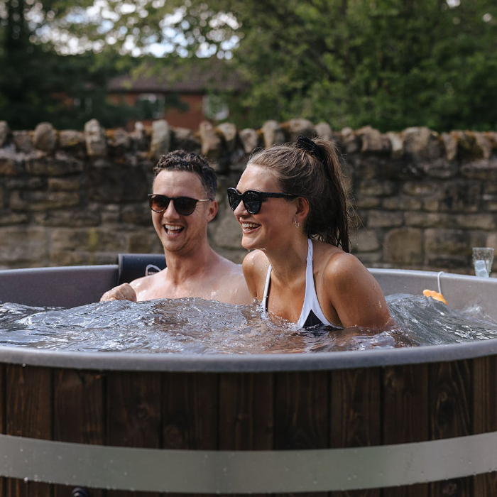 Kirami Premium Tiny-Flow Wood Fired Hot Tub