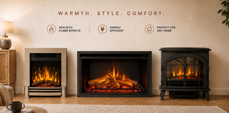 Electric Stoves and Fires -  StovesAreUs